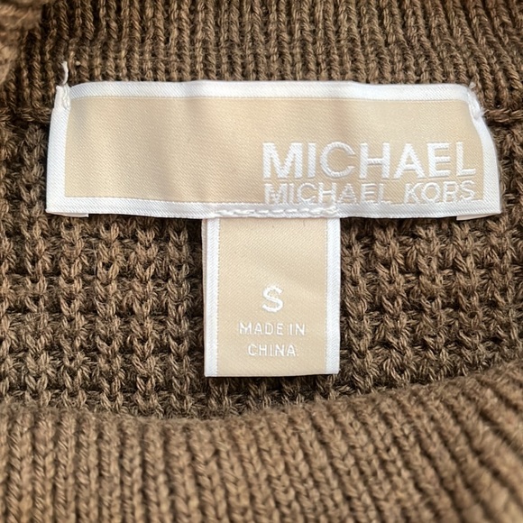 Michael Kors Waffle Knit Cowl Neck Sweater woman’s size S. - Picture 4 of 13